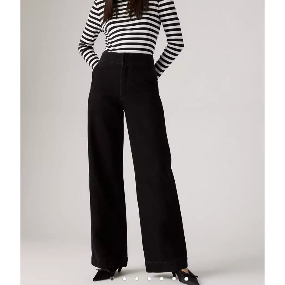 Levi's Black Wide Leg Jeans